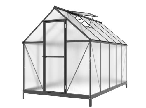 skleník LANITPLAST SARANA 6x10 PC 4 mm čierny