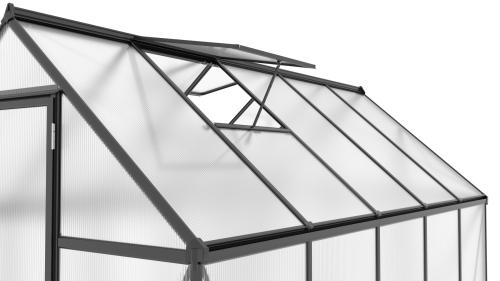 skleník LANITPLAST SARANA 6x10 PC 4 mm čierny