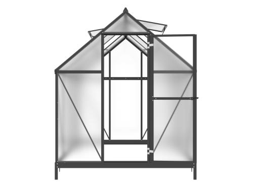 skleník LANITPLAST SARANA 6x8 PC 4 mm čierny