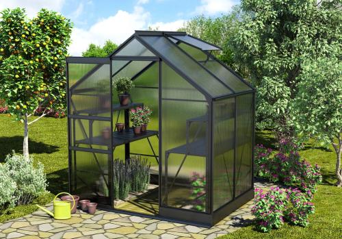 skleník VITAVIA APOLLO 2500 PC 4 mm čierny