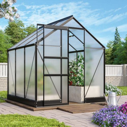 skleník VITAVIA APOLLO 3800 PC 6 mm čierny