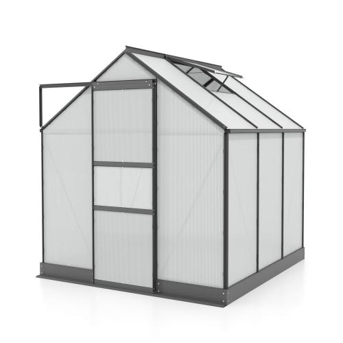 skleník VITAVIA APOLLO 3800 PC 6 mm čierny
