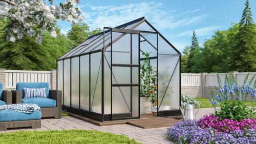 skleník VITAVIA APOLLO 6200 PC 6 mm čierny