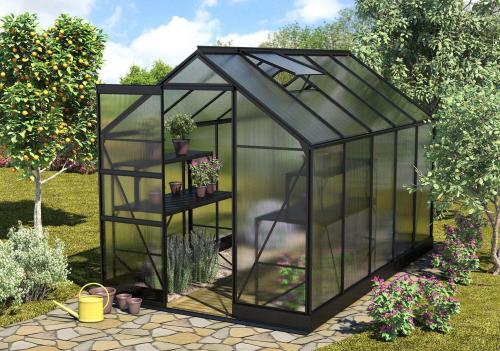skleník VITAVIA APOLLO 6200 PC 6 mm čierny
