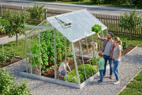 skleník LANITPLAST LIMES Viva V7/3 2,47x3 m číre sklo 3 mm