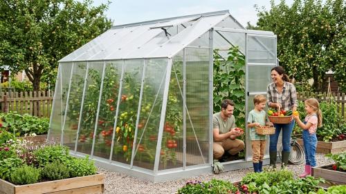 skleník LANITPLAST LIMES Viva V7/6  2,47x5,95 m PC 4 mm