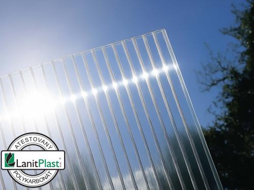 skleník LANITPLAST KYKLOP2 2x6 m PC 4 mm