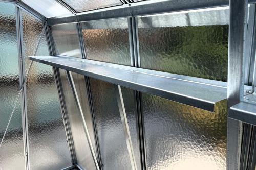 plechová polica LIMES - dĺžka 1 m (pre modely H6 a V6)